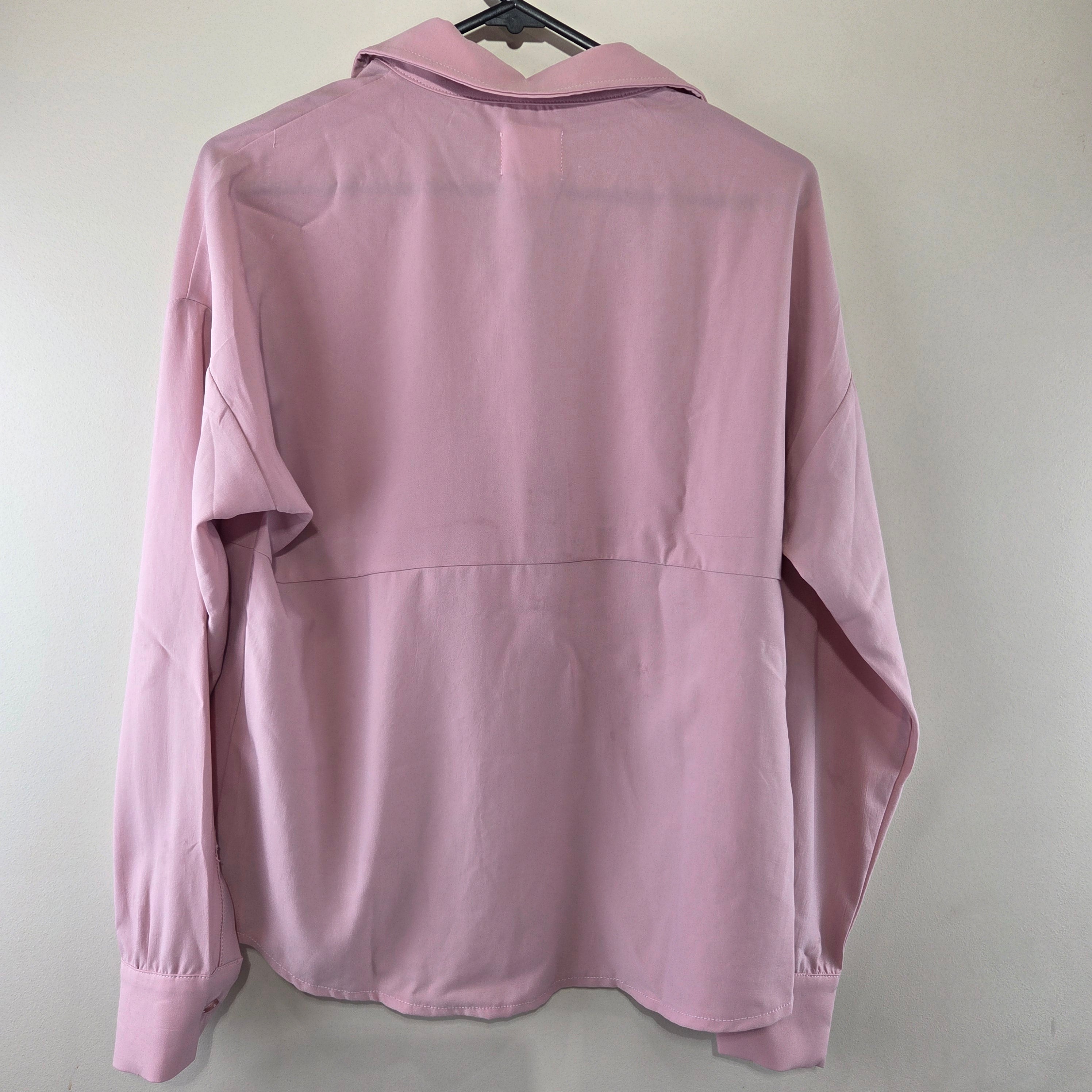 Calli Rose Pink Long Sleeve Blouse
