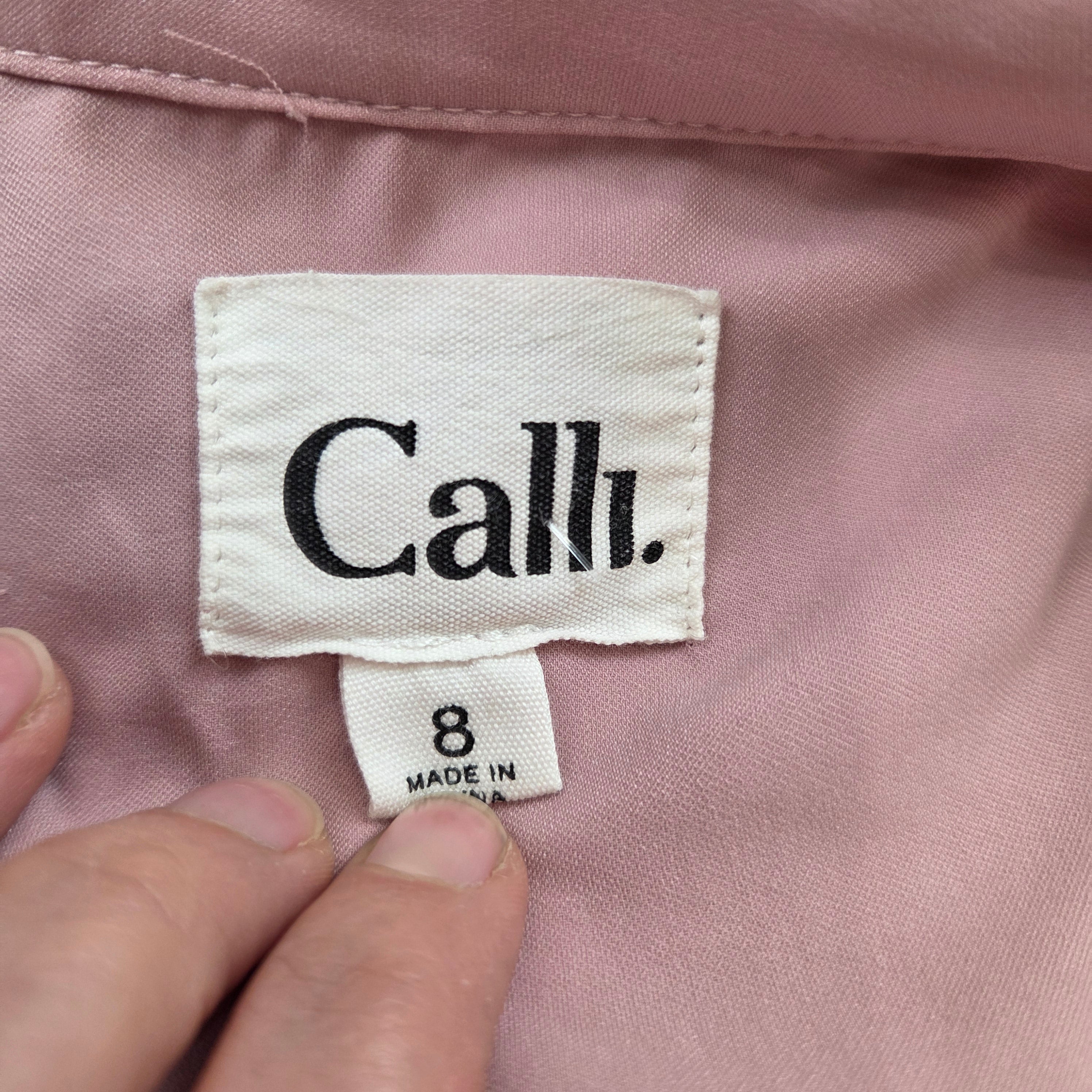 Calli Rose Pink Long Sleeve Blouse