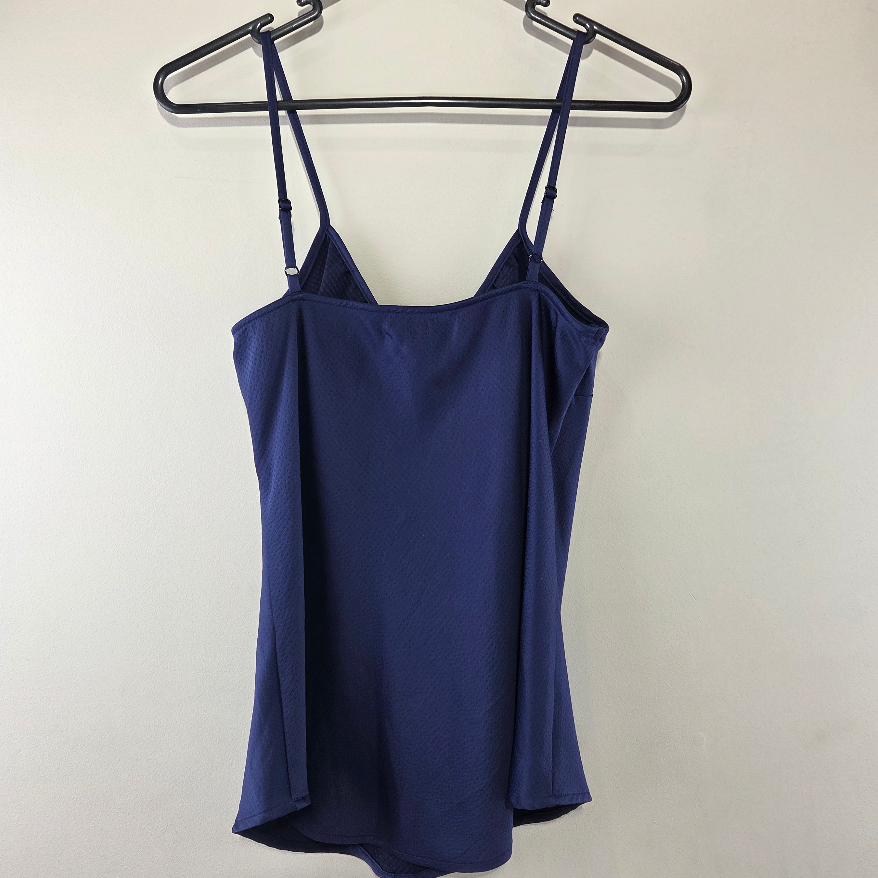 Blue Juice Navy Frill Top