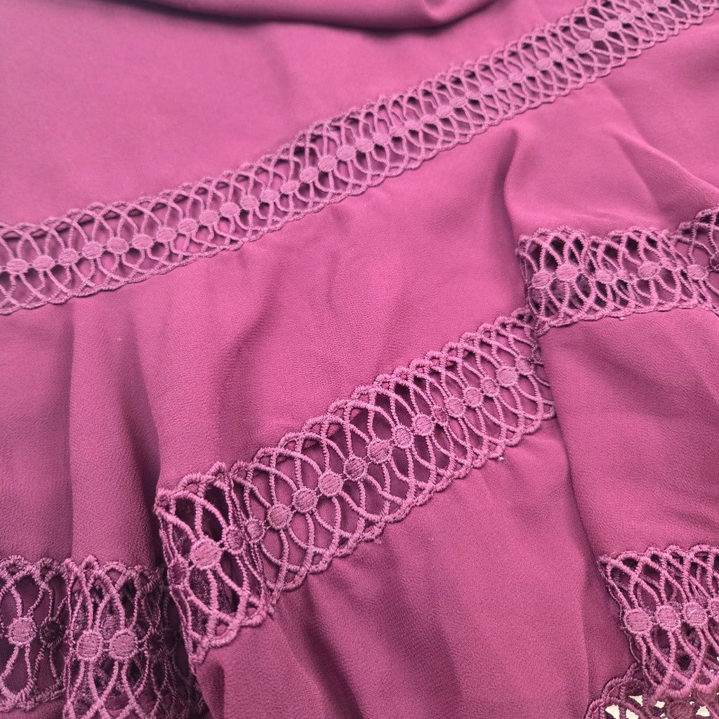 Bardot Wine Red Skirt