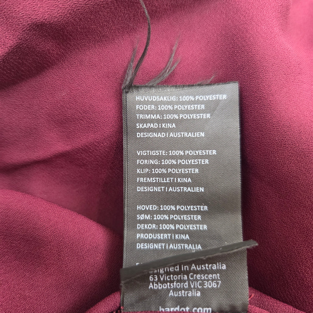 Bardot Wine Red Skirt