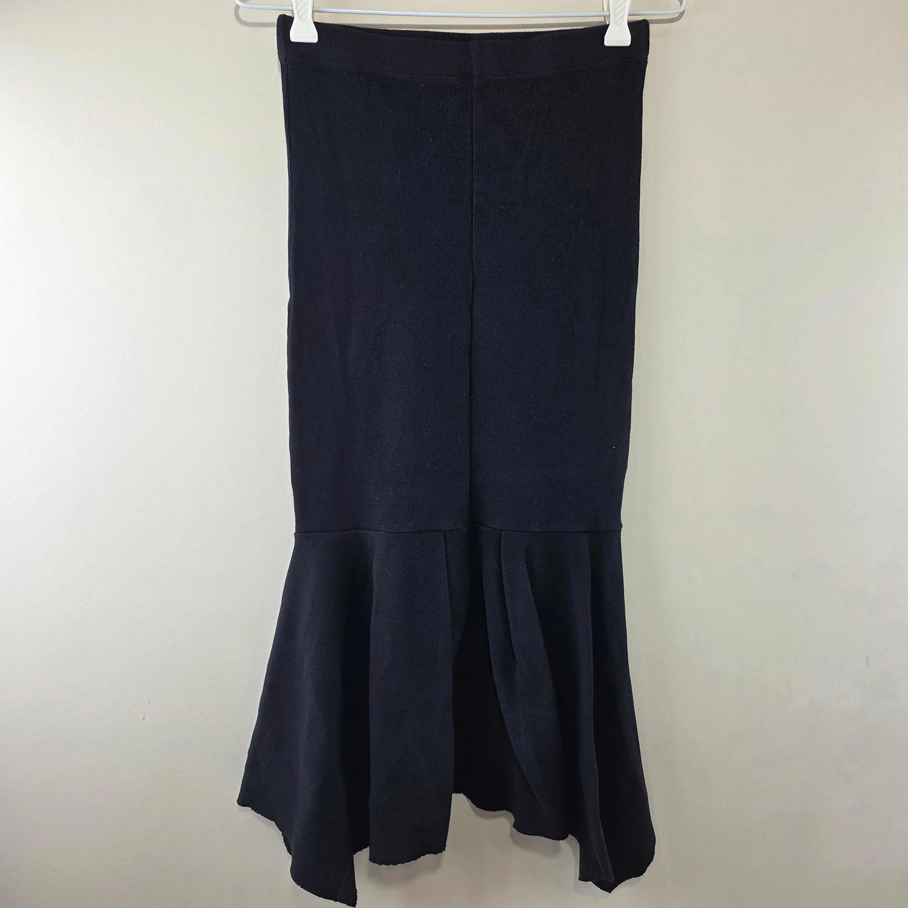 Viktoria & Woods Black Ribbed Tiered Skirt