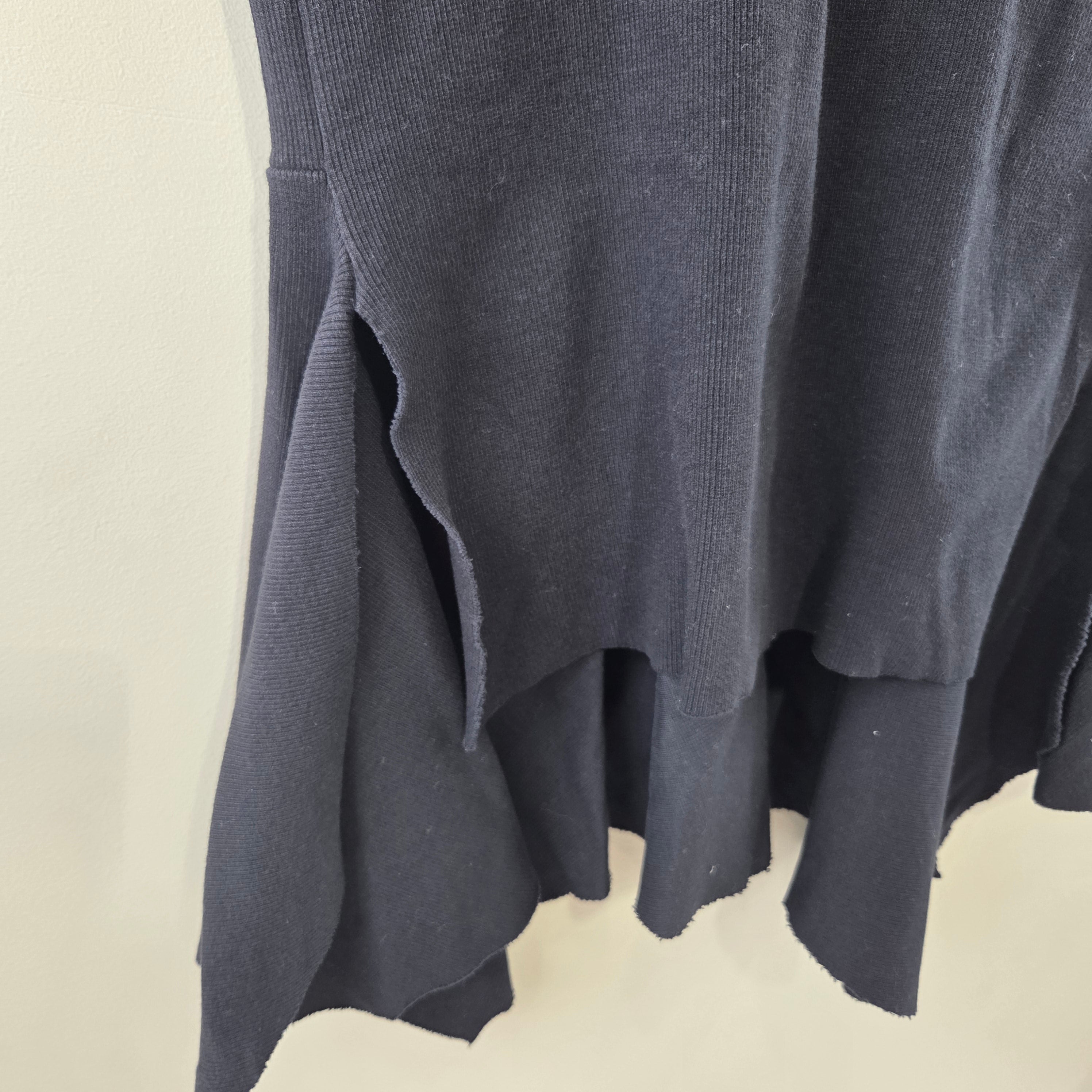 Viktoria & Woods Black Ribbed Tiered Skirt