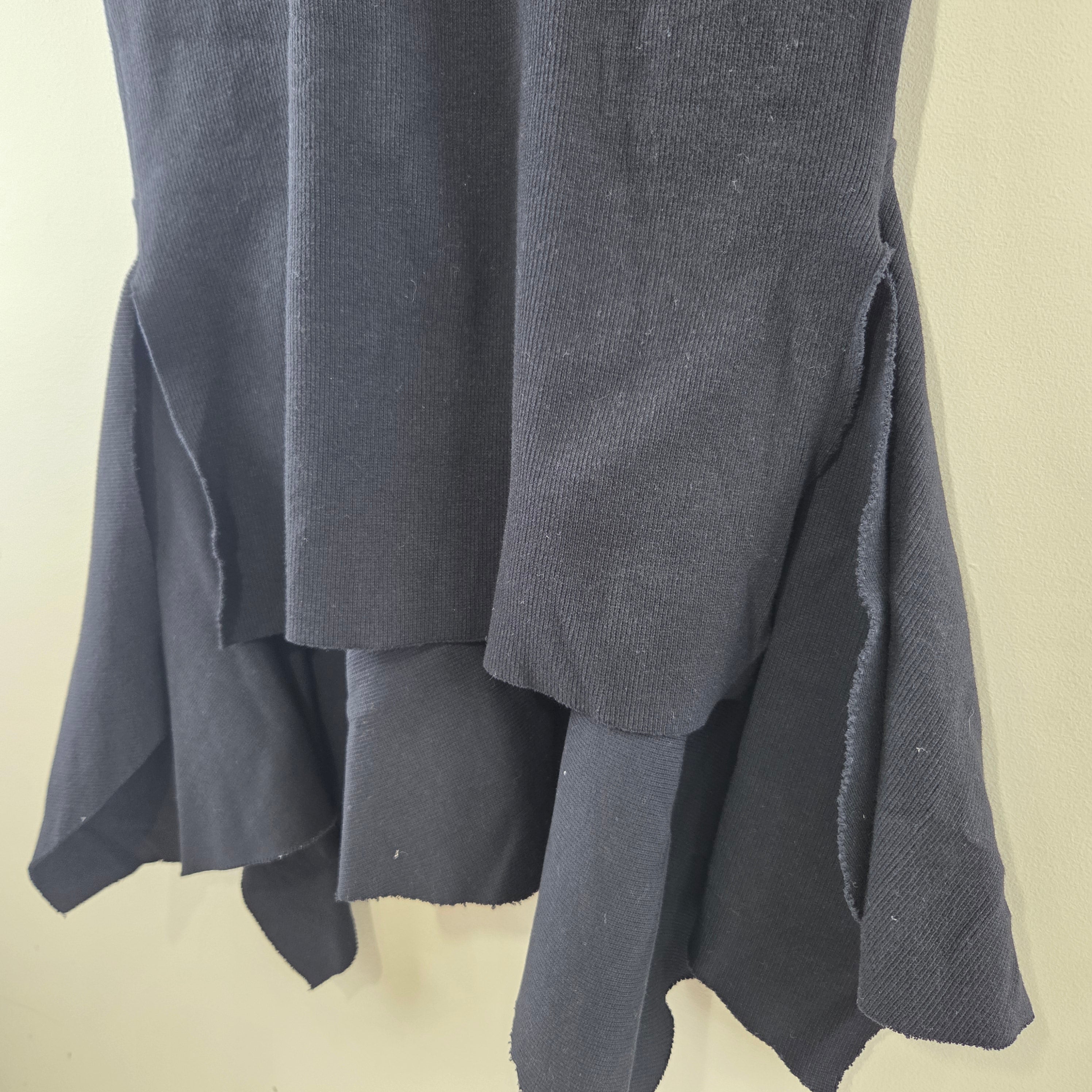 Viktoria & Woods Black Ribbed Tiered Skirt