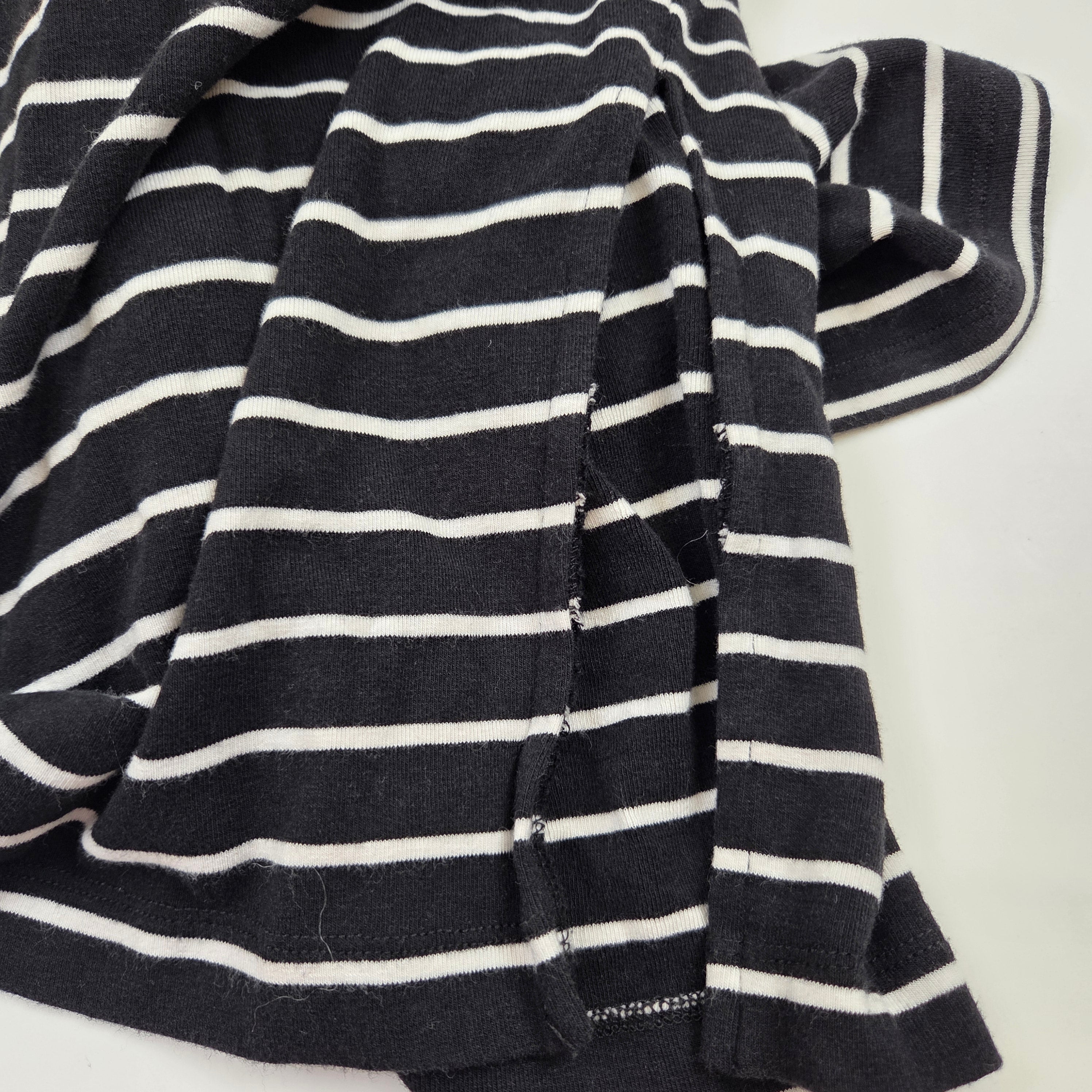 Seed Black & White Striped Dress