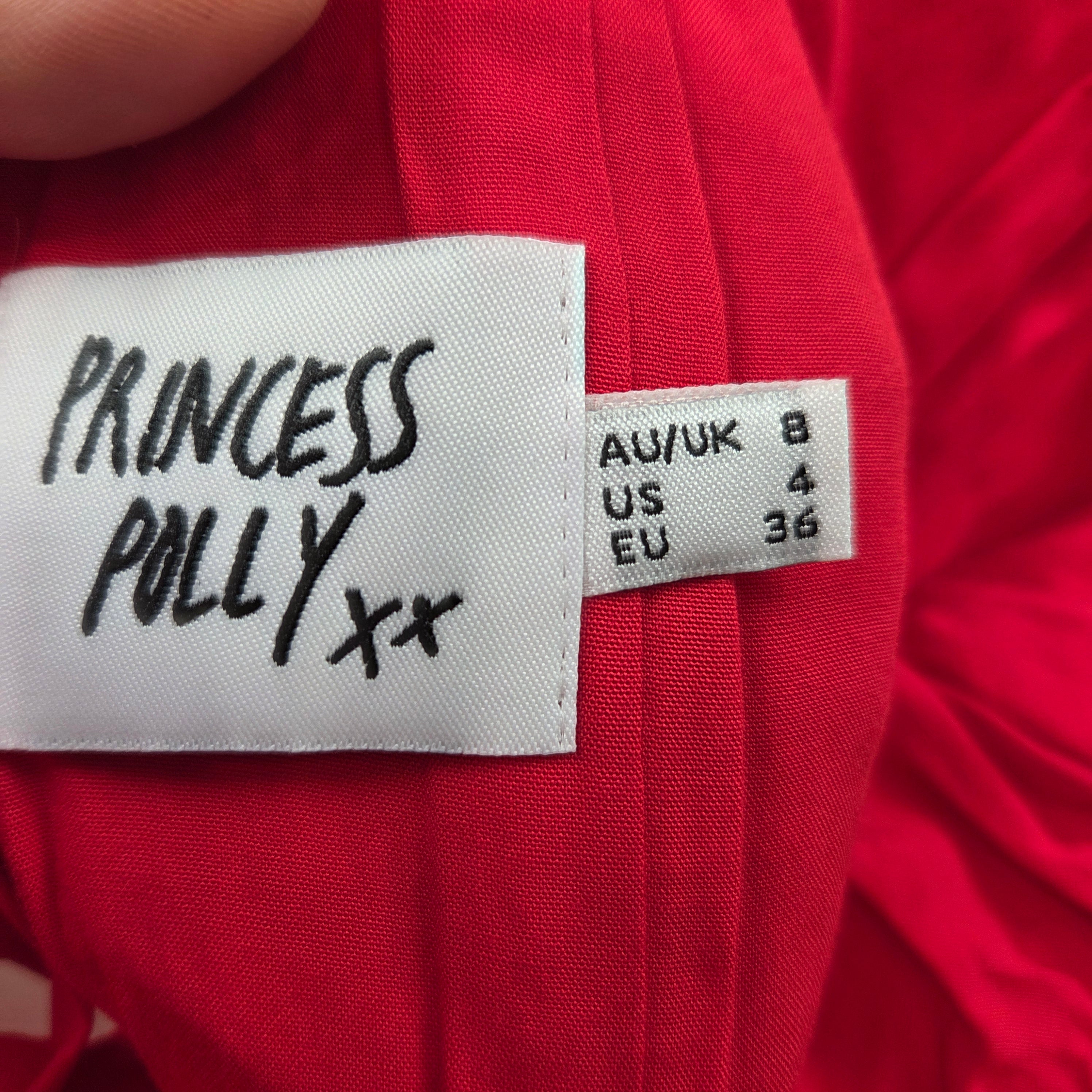 Princess Polly Red Crop Top