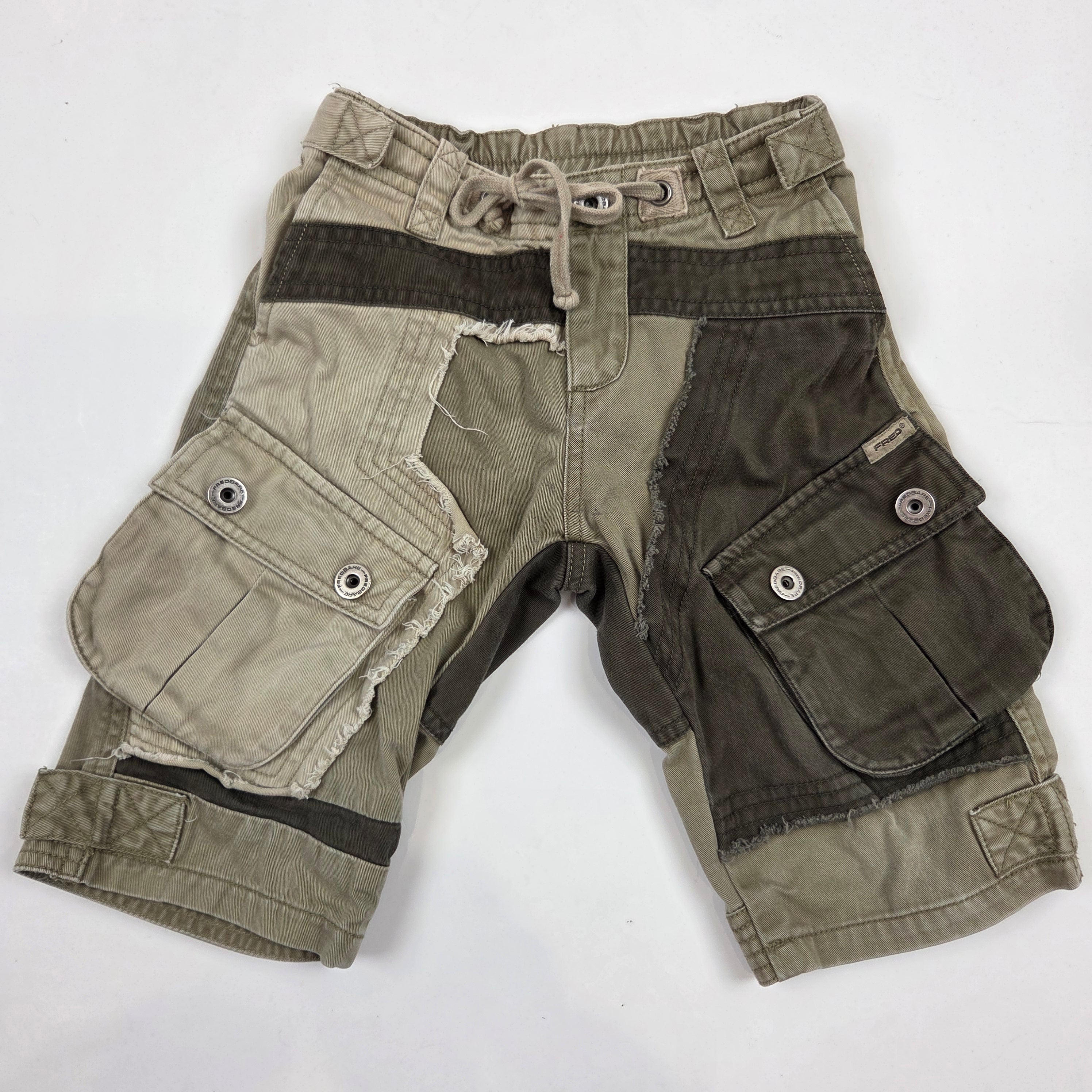 Fred Army Green Boys Shorts