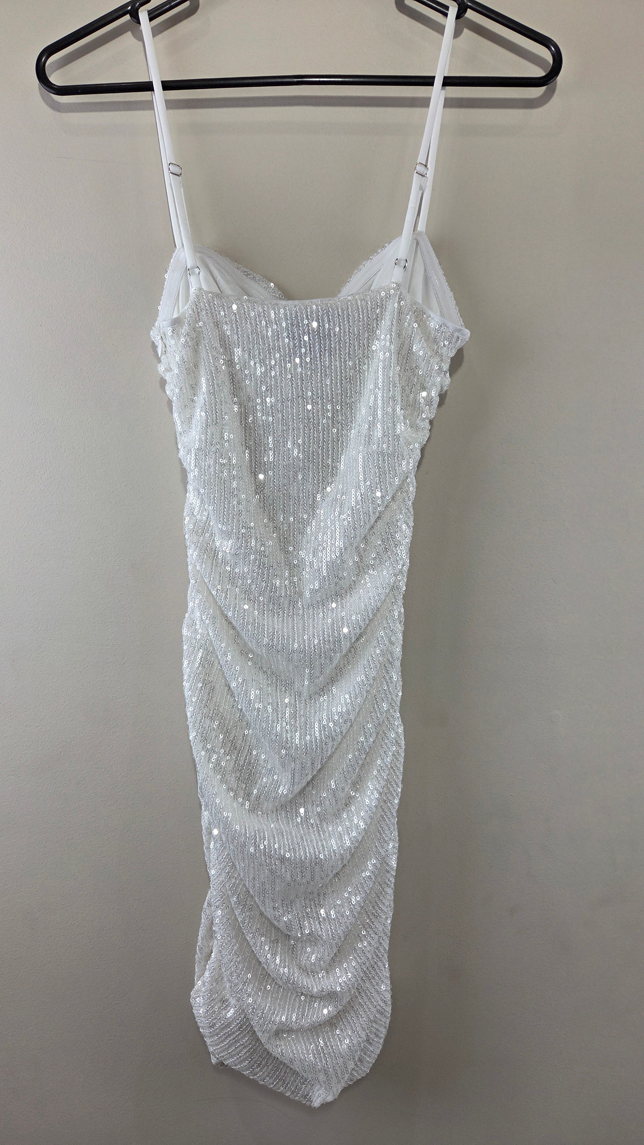 Hello Molly White Sequin Dress