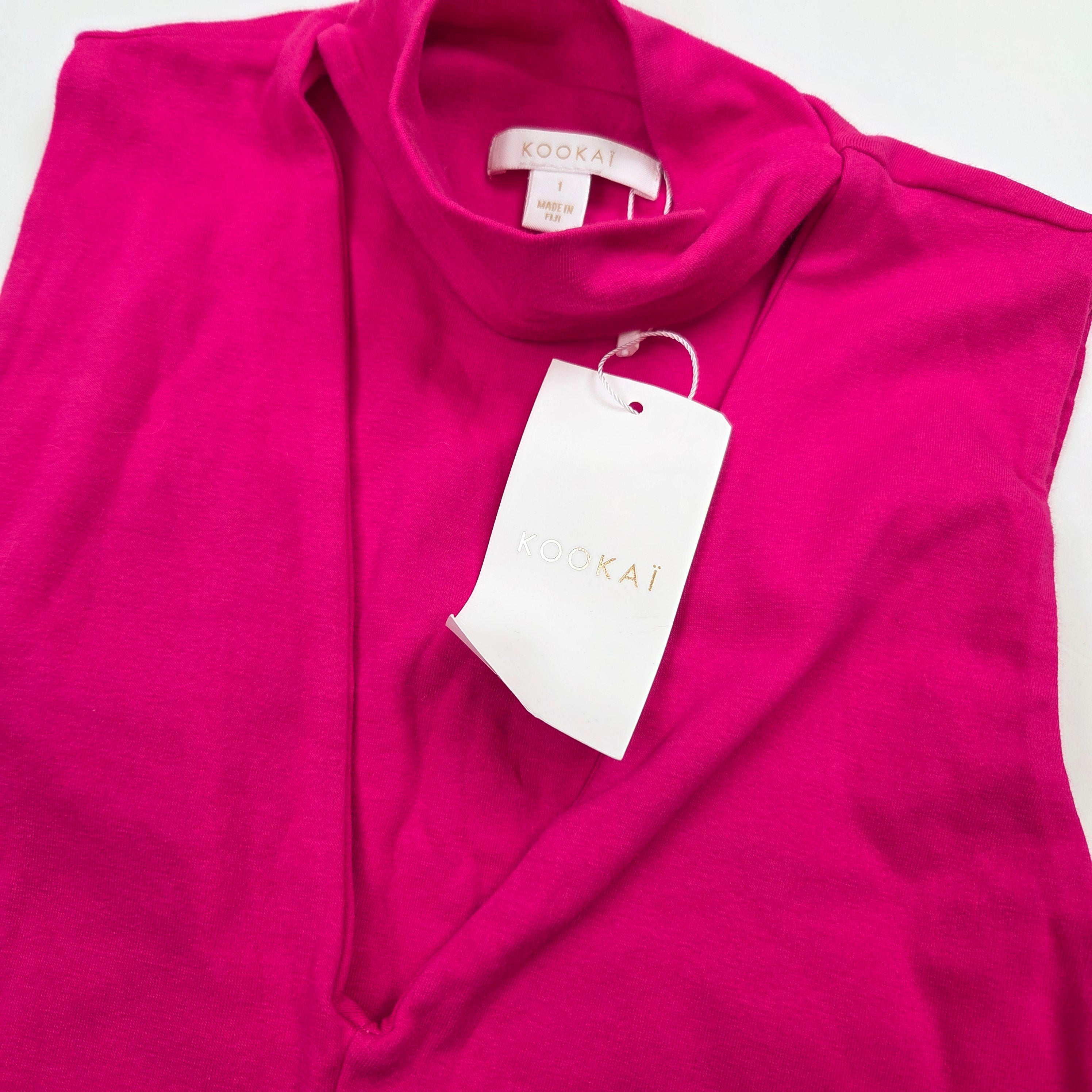Kookai Bright Pink Sleeveless Tops (New)