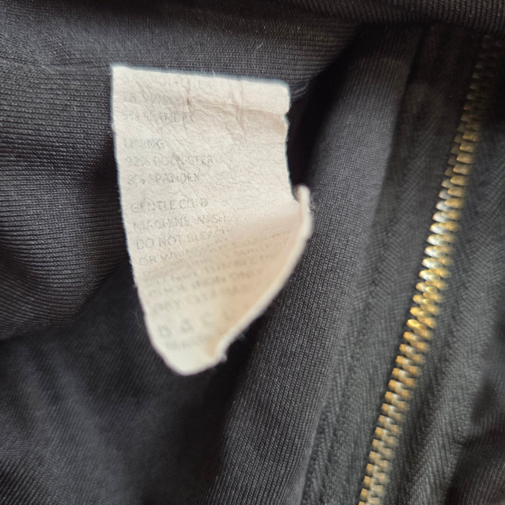 Backstage White & Black Racerback Striped Top