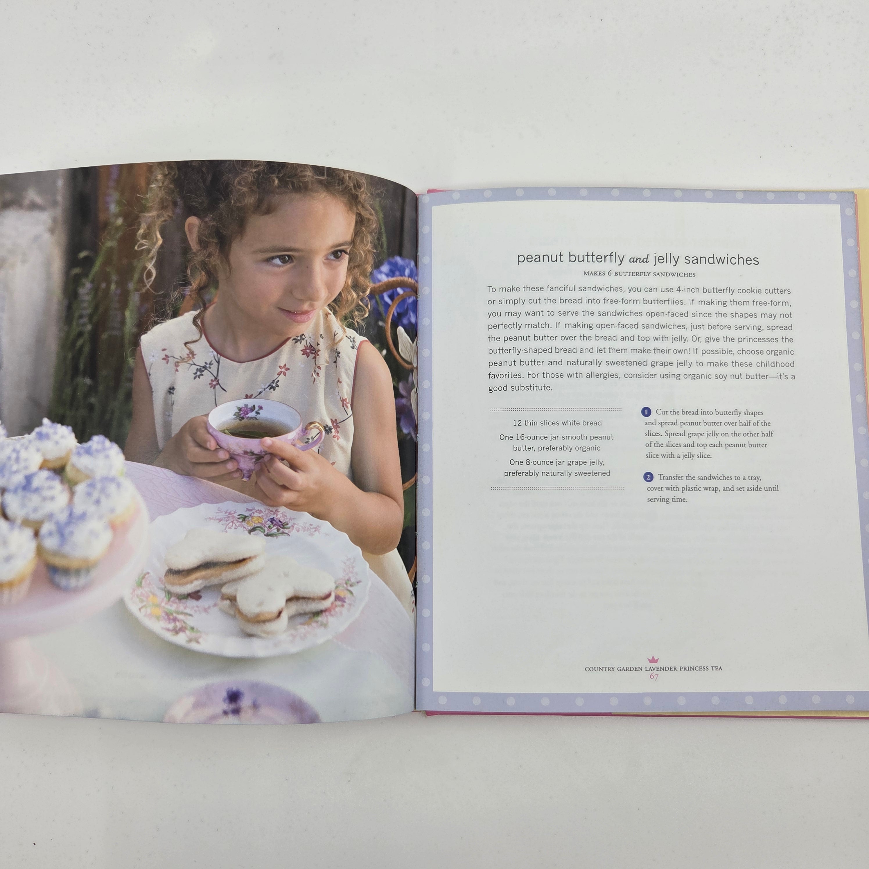 Princess Tea Parties & Treats For Little Girls Hardcover Book