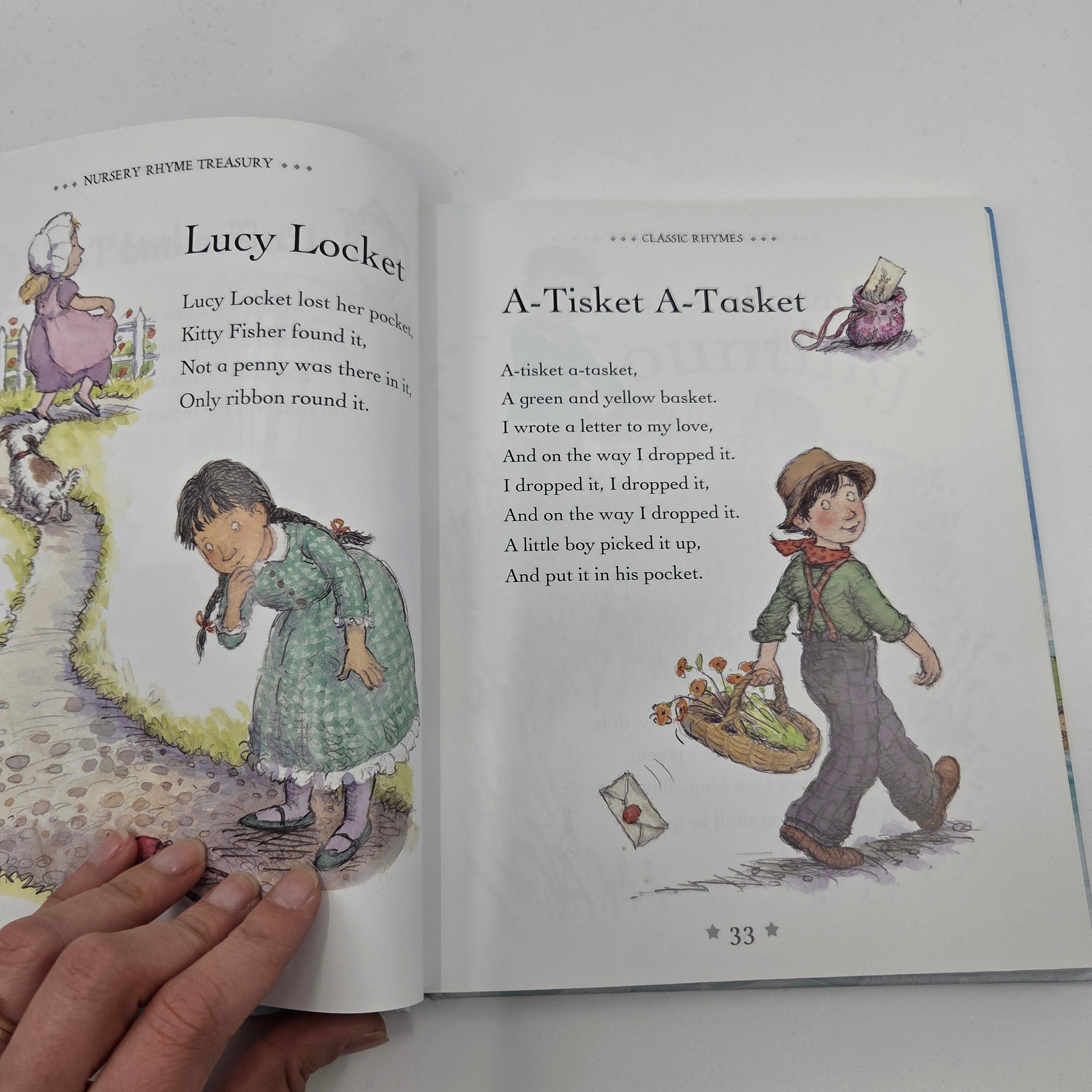 Nursery Rhyme Treasury Hardcover Book