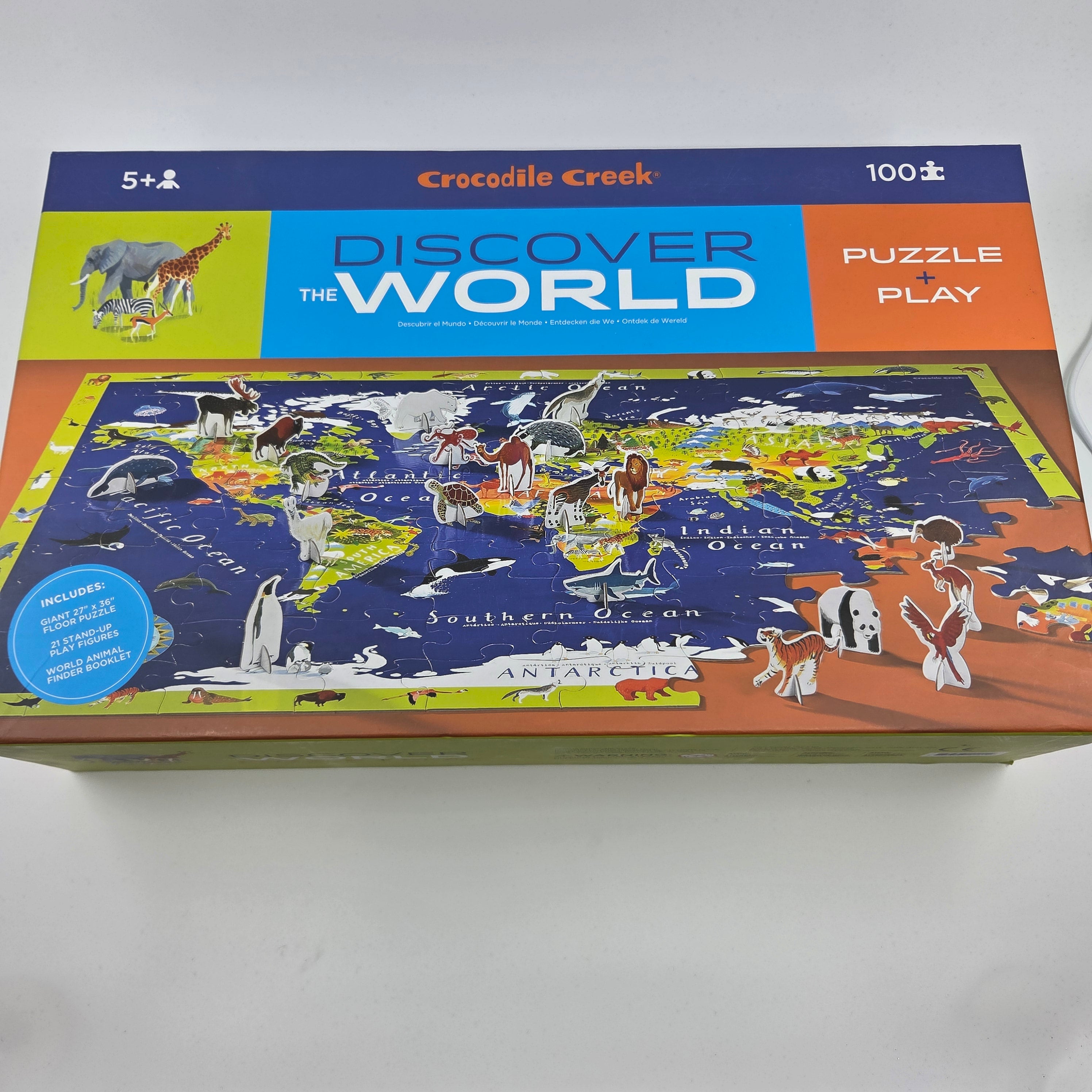 Discover The World 100 Piece Puzzle & Play