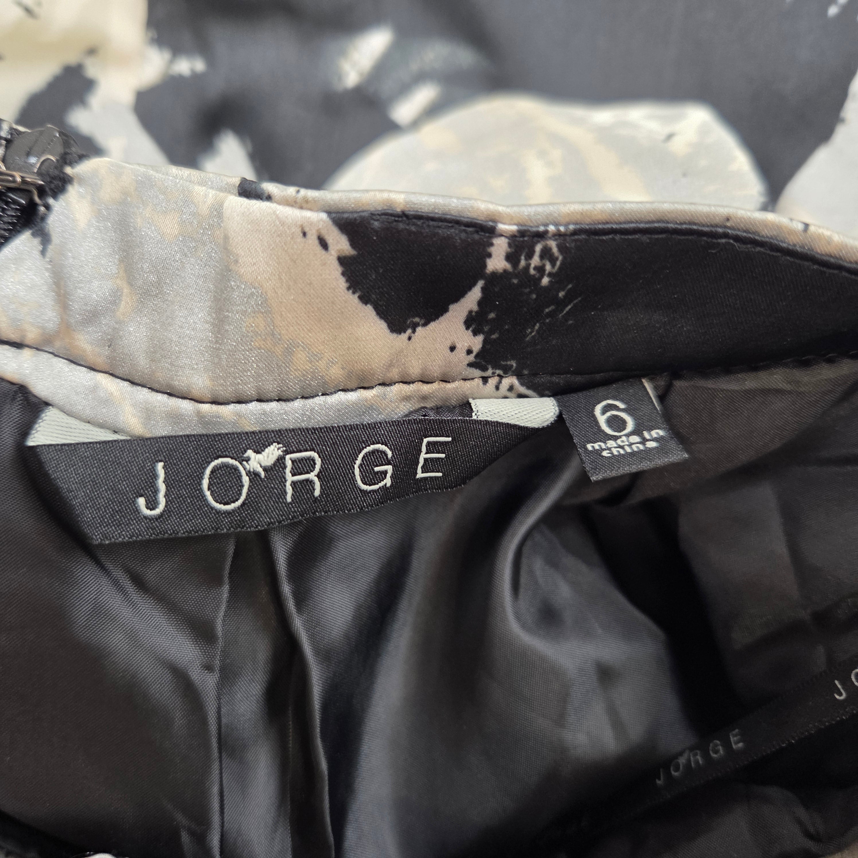 Jorge Silver & Black Skirt