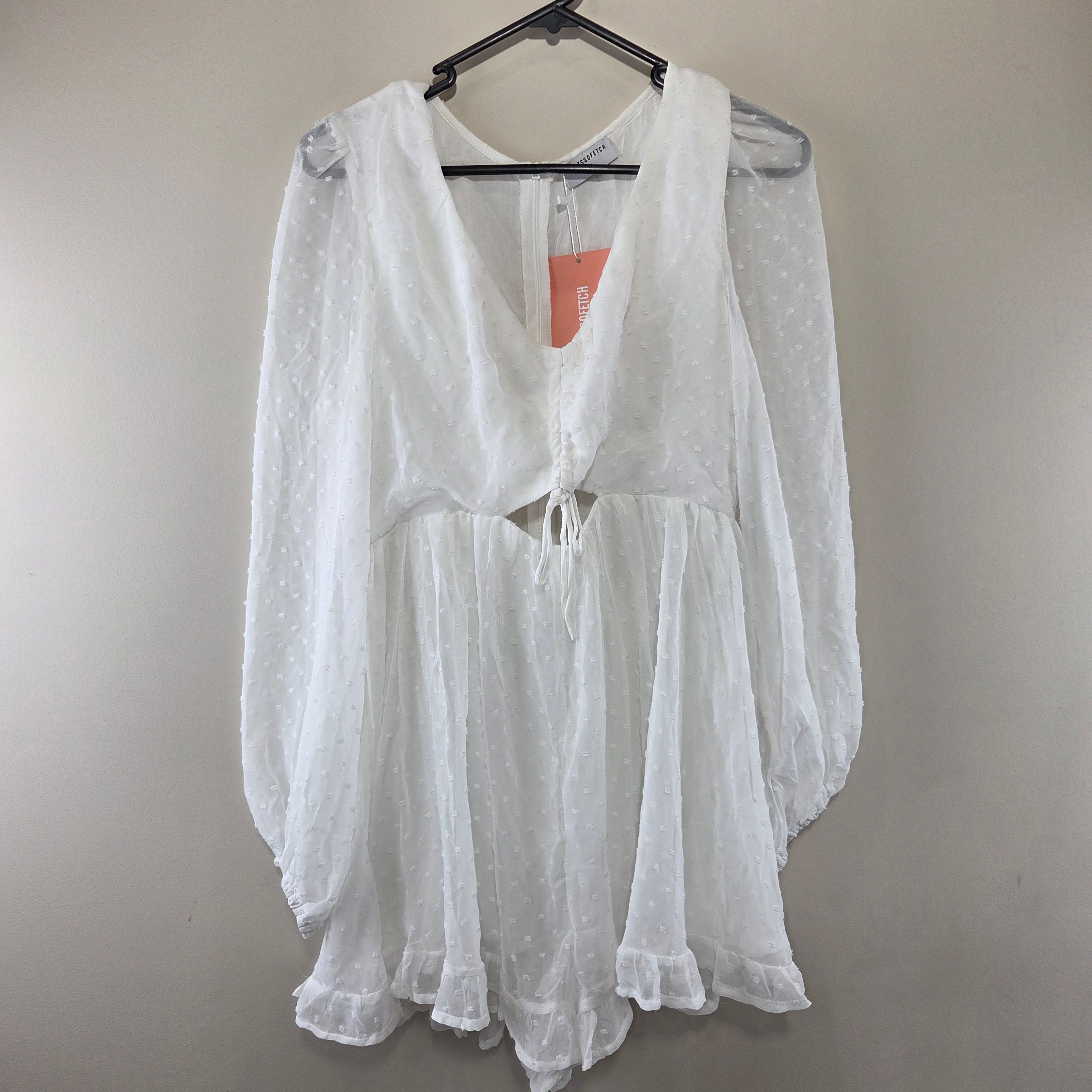 That's So Fetch White Playsuit (New)