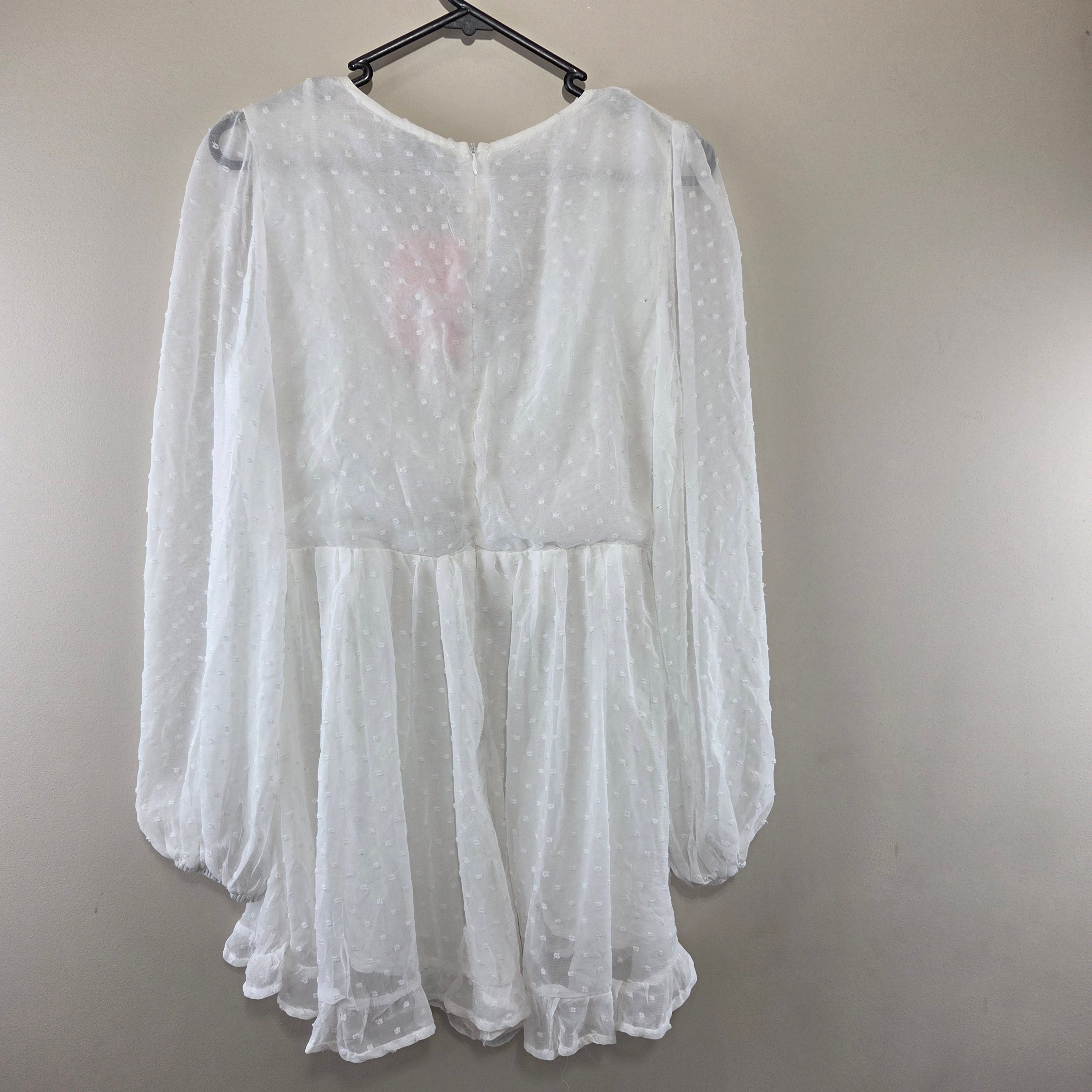 That's So Fetch White Playsuit (New)