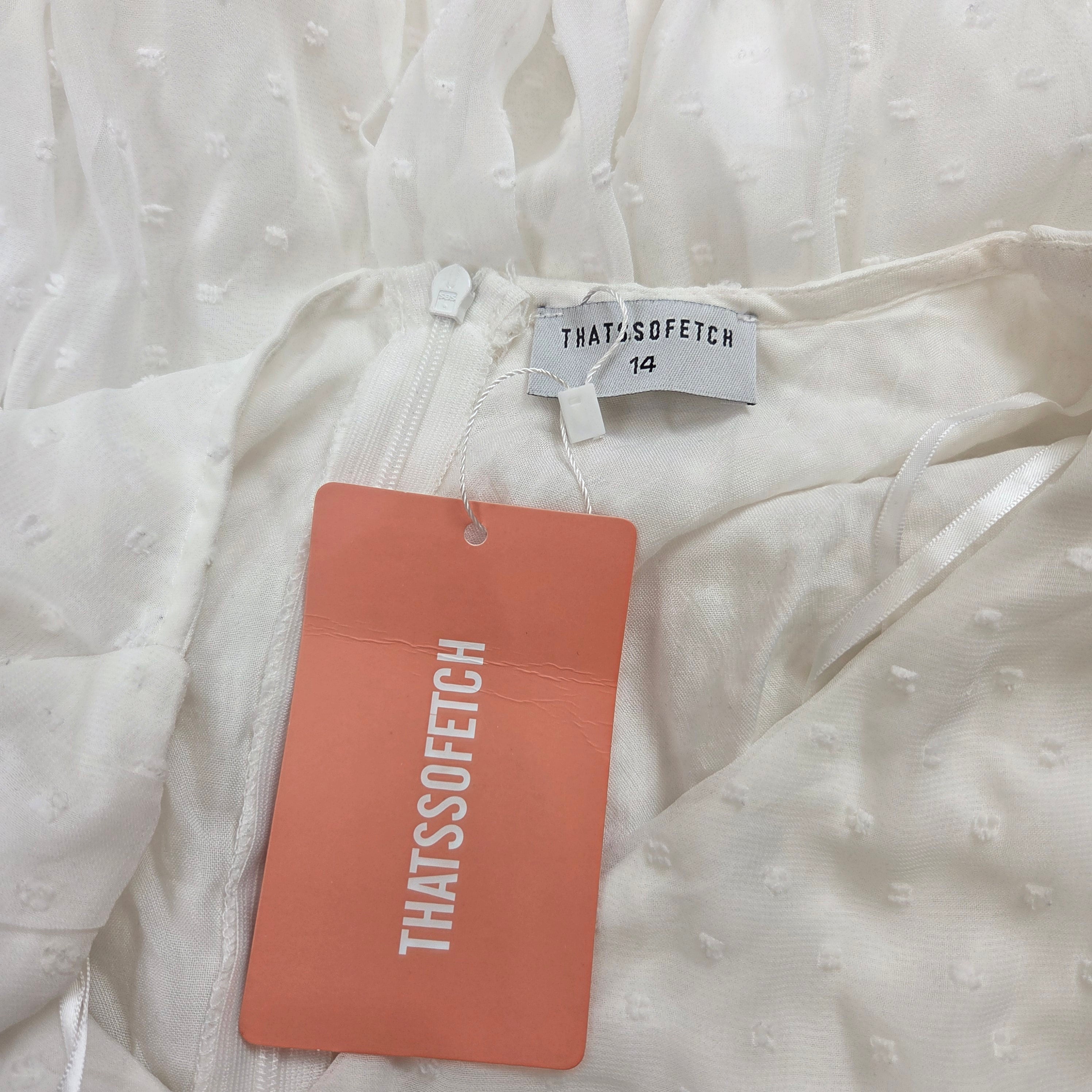 That's So Fetch White Playsuit (New)