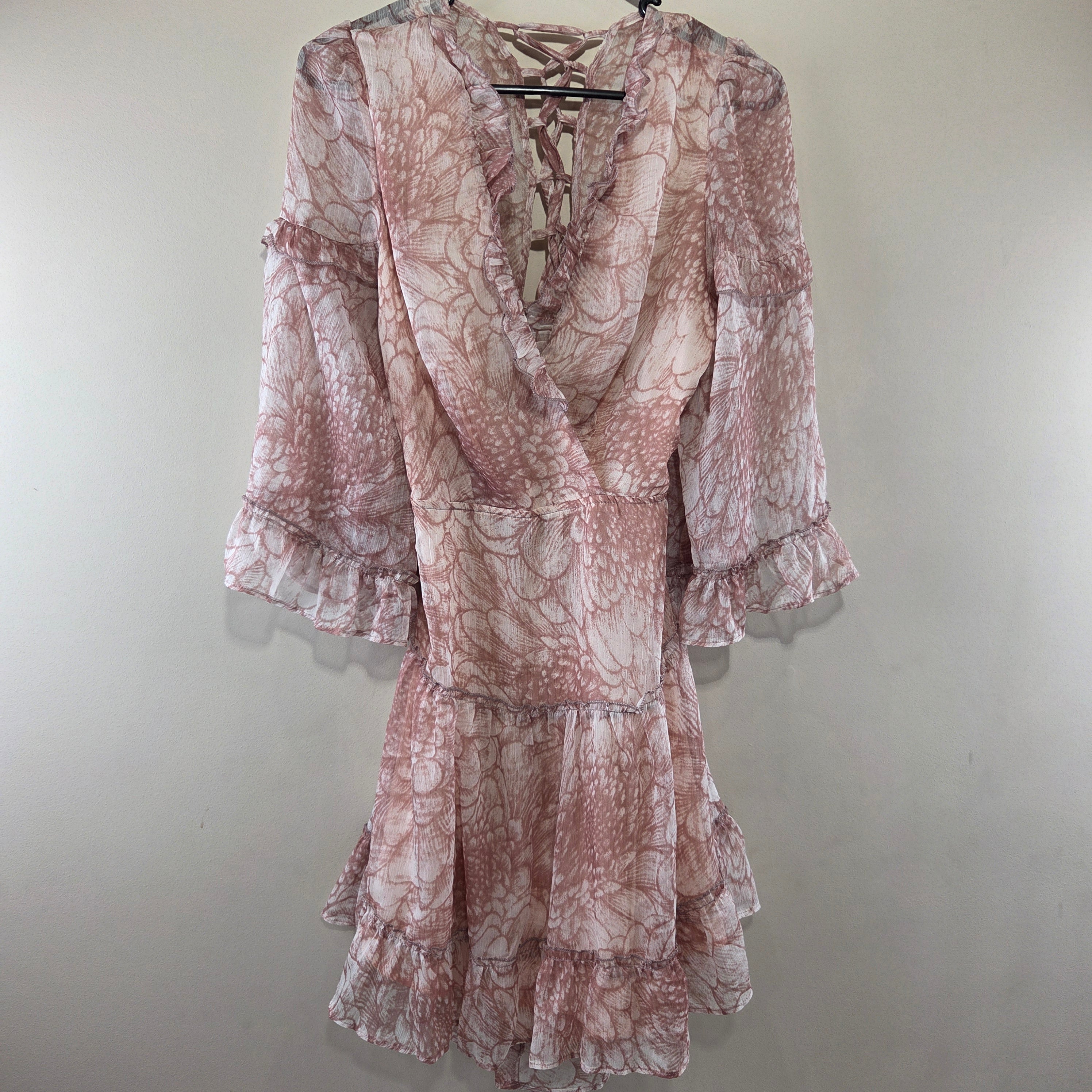 Sainst & Secrets Paisley Pink Dress (New)