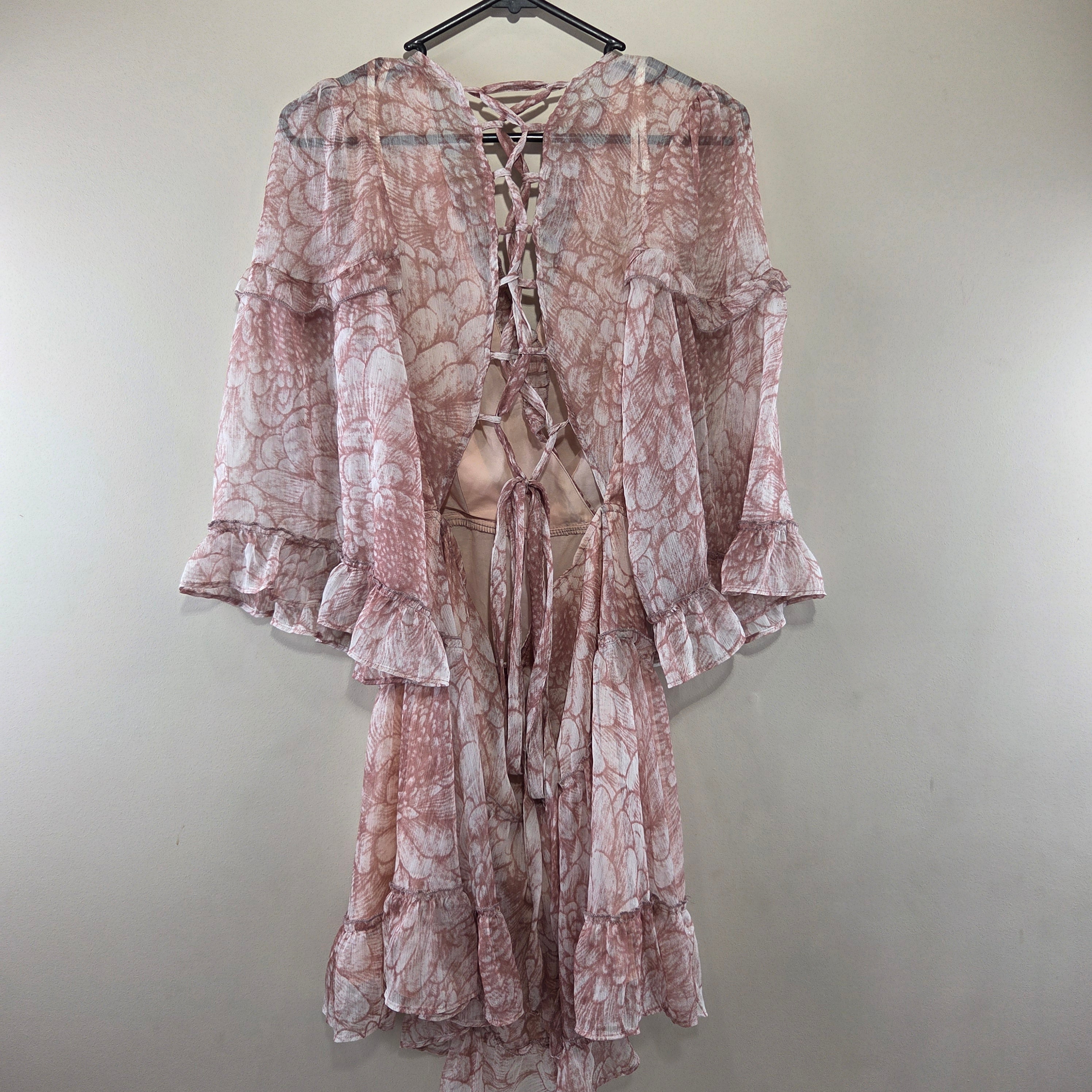 Sainst & Secrets Paisley Pink Dress (New)