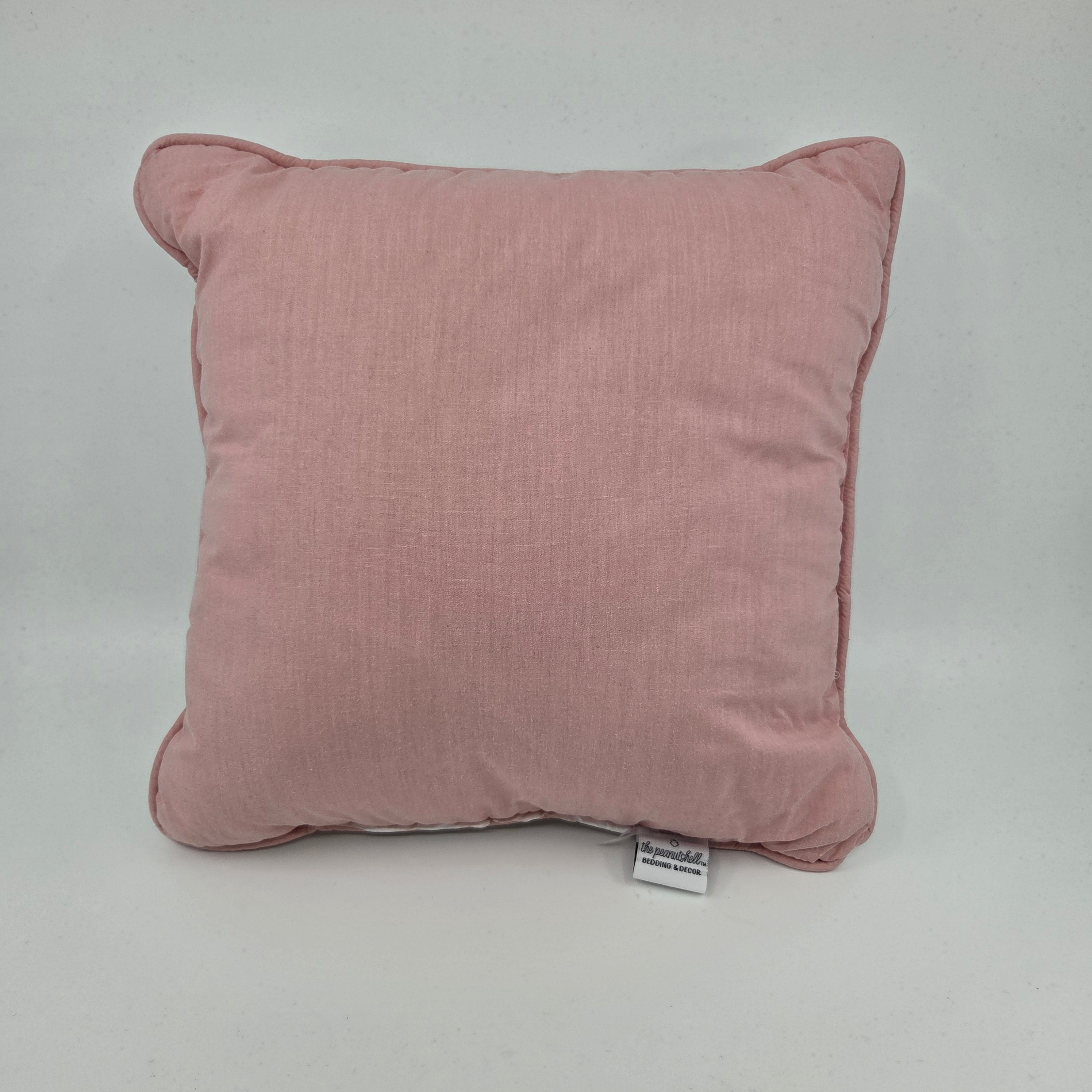 The Peanutshell Decor Embroided Pillow