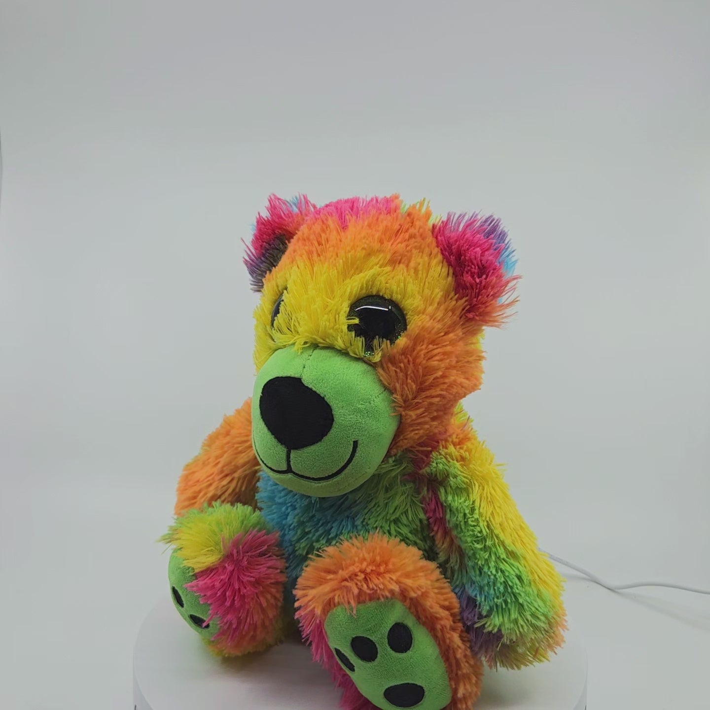 Rainbow Teddy Bear Plush Toy